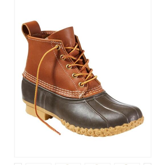 Vintage LL Bean Gore Tex Bean Boots Thinsulate Duck Womens 9 Made in USA 90s - Picture 1 of 15